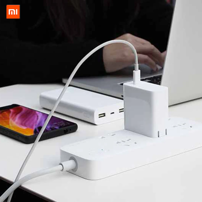 Оригинальный адаптер питания Xiaomi 65W Type C быстрое зарядное устройство Mi Notebook Air 13 3
