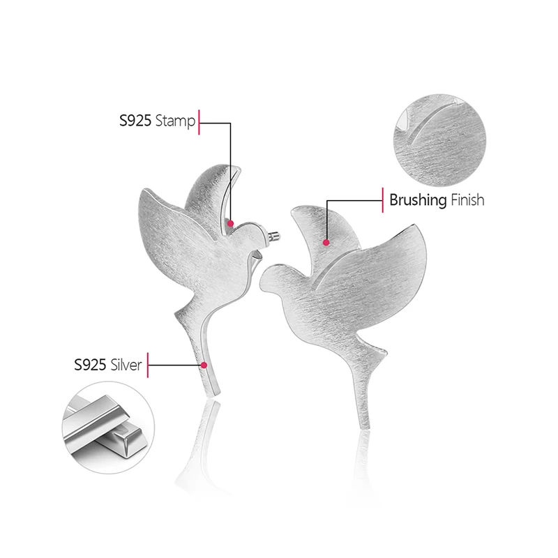 Lotus Fun реальные 925 Серебро Природный оригинальный ручной Fine Jewelry Симпатичные