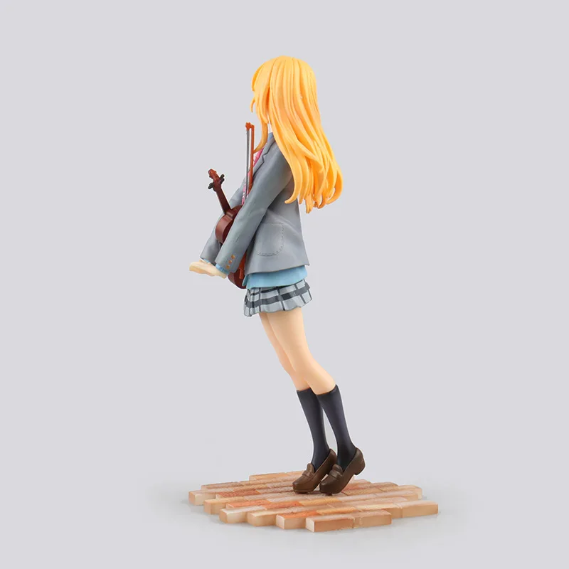 Аниме ваша лежа в апреле Miyazono Kaori ПВХ фигурка Коллекционная модель кукла игрушка