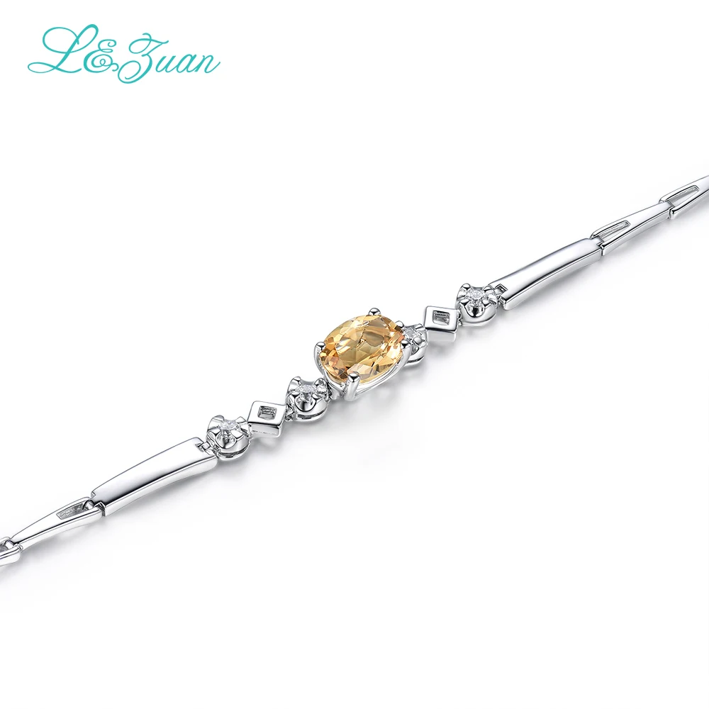 Женский браслет из серебра 925 пробы с цитрином|bangle bracelets for women|bangle womensbangle silver bracelet |