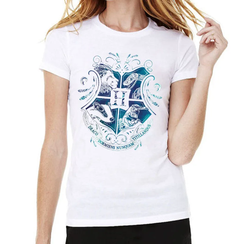 Showtly Sweet O- neck short-sleeved straight women's T-shirt summer tops for women 2019 Casual graphic t shirts | Женская одежда