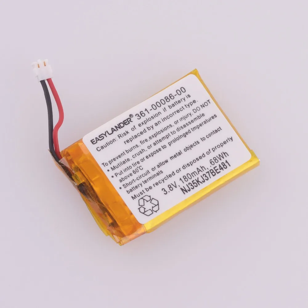 

3.8V 180nAh Rechargeable Li-ion replacement battery 361-00086-00 For Garmin Forerunner 225 235 620 630 735XT GPS sports watch