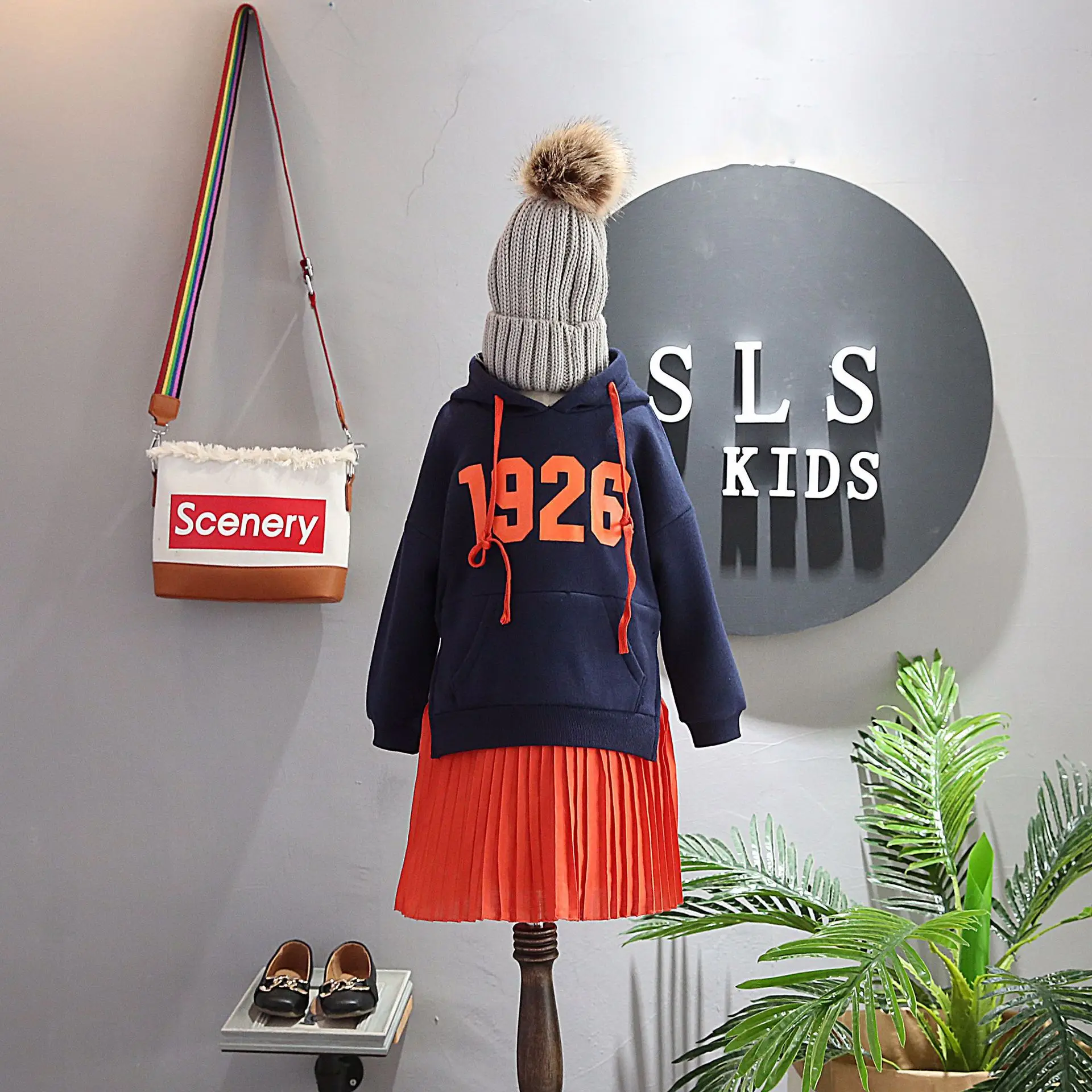 Teenage Girls Long Sleeve Sweatershirt Dress 2017 Girl Autumn Winter Dresses Cotton Knitted Pattern Children Clothes | Детская одежда и