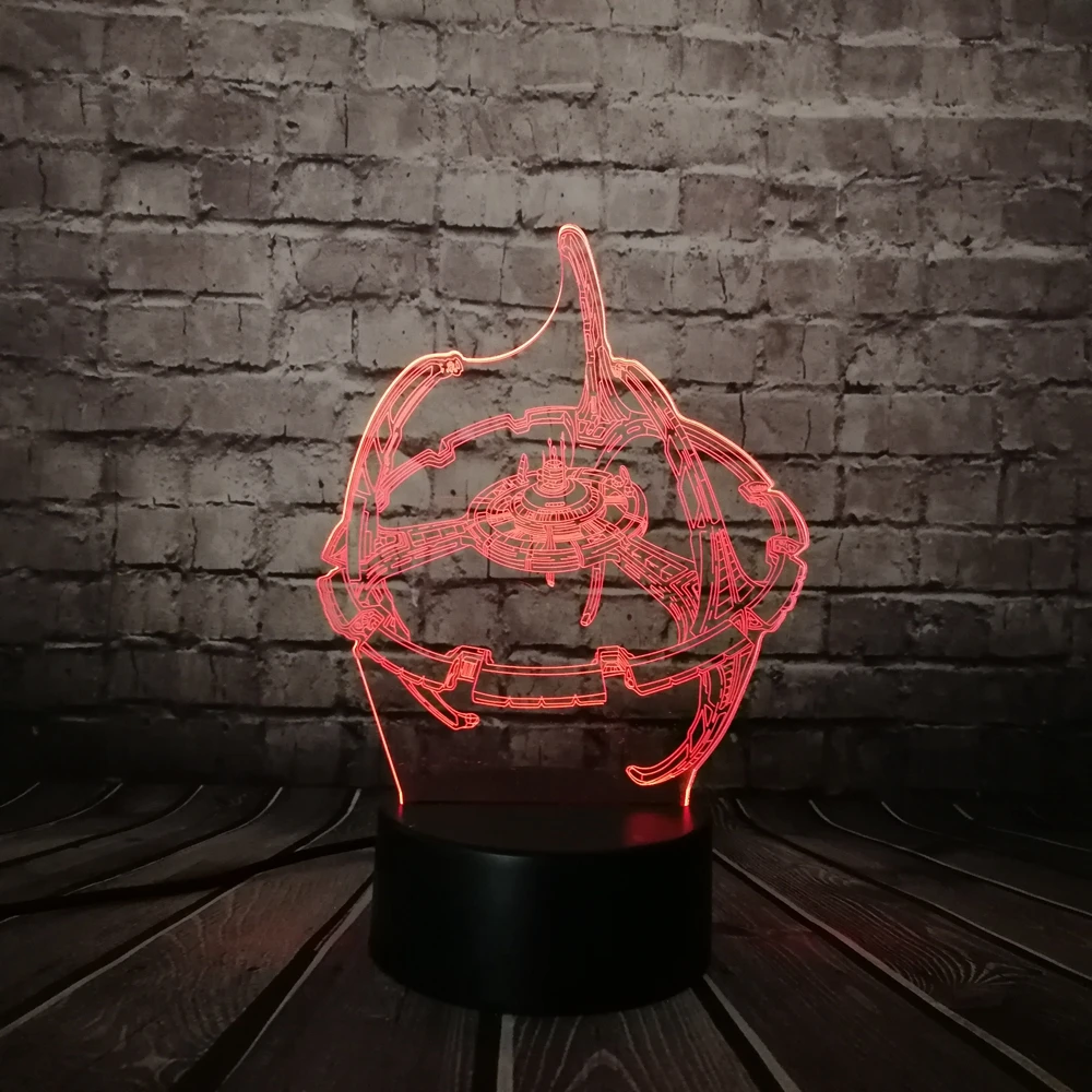 Новое поступление звездная война трек 3D яркие разноцветные лампочки RGB