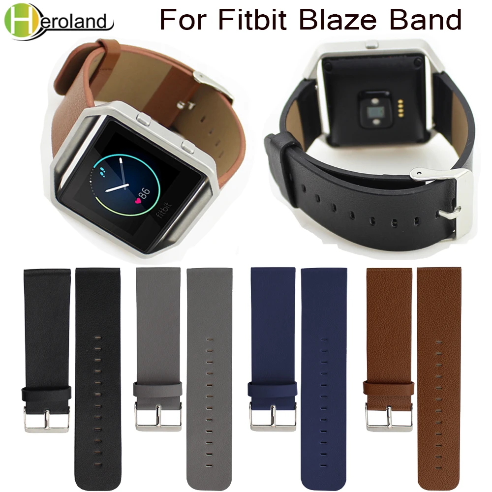 Ремешок для часов из натуральной искусственной кожи ремешок Fitbit Blaze Смарт часы