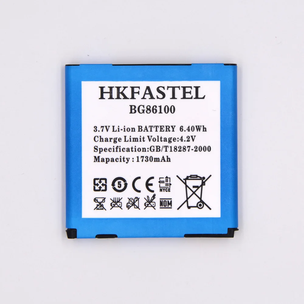 Новый литий ионный аккумулятор HKFASTEL BG86100 для HTC Evo 3d / Sensation XE/Z715e/G18/G17/X515 1730 мАч|mobile