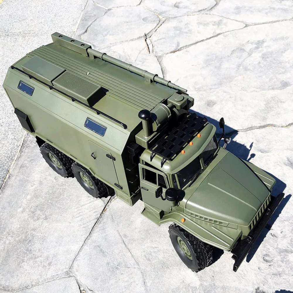 

RC Car Military Truck WPL B36 Soviet Ural 1/16 2.4G 6WD Rock Crawler Command Communication Vehicle RTR Boy Toy Auto Army Trucks