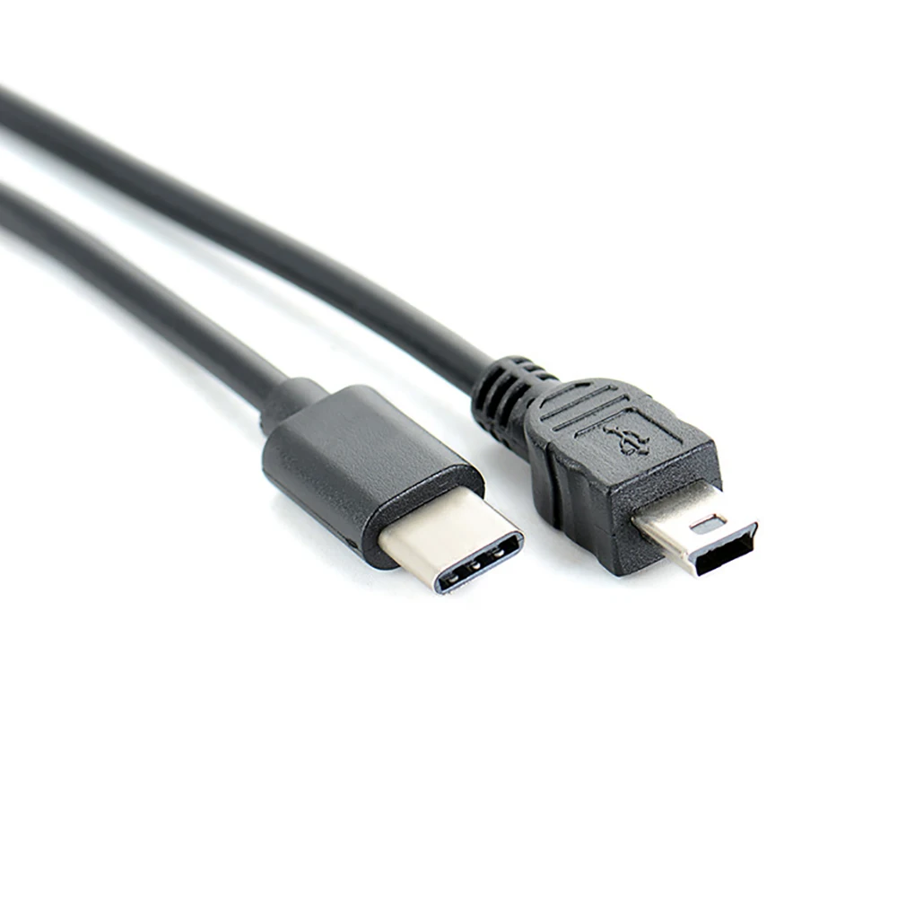 30 см usb type-C к Mini USB mini 5p type c кабель для передачи данных между штыревыми соединителями для Canon camera Computer
