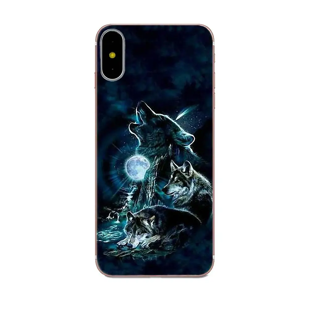 Howling Wolf Pictures TPU печать для LG Nexus 5 5X G2 G3 mini spirit G4 G5 G6 K4 K7 K8 K10 2017 V10 V20 V30