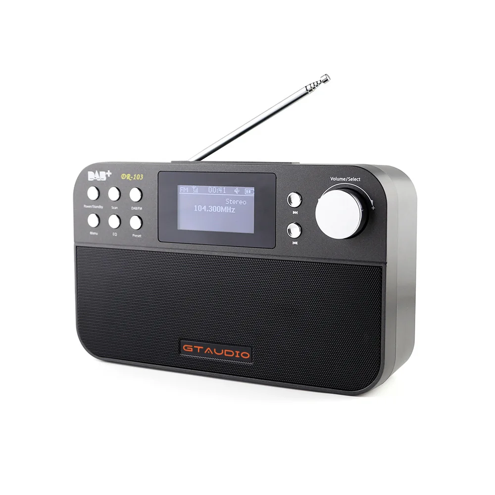 Цифровой fm радио цифровой интернет портативный FM DAB + мини динамик с