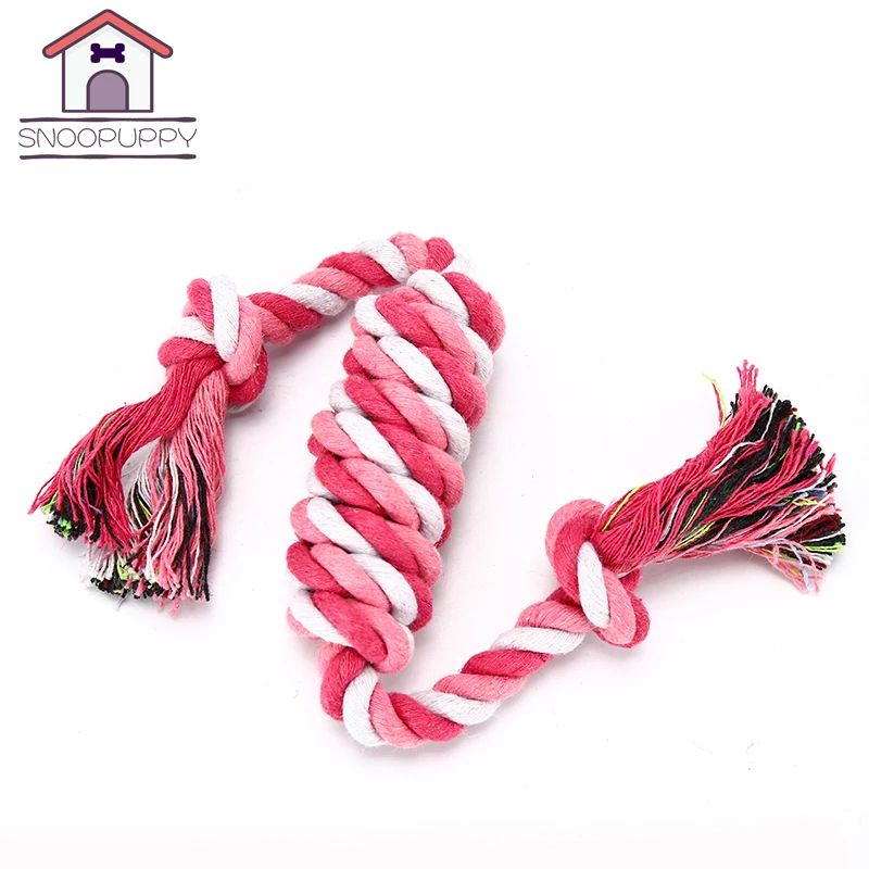 Игрушки для собак домашних животных чистка зубов и молярная прочная плетеная