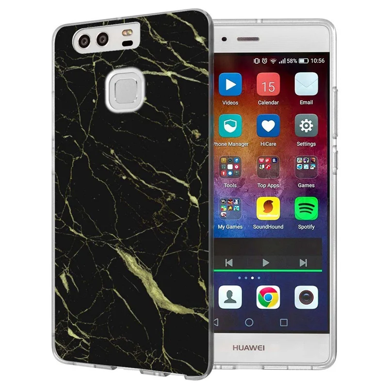 For Huawei P9lite/P8 Lite 2016 2017 Y5 II 2 Y5ii / Y6 Compact Honor 5A LYO-L21 Soft TPU Silicone Pattern Clear Case B064 |