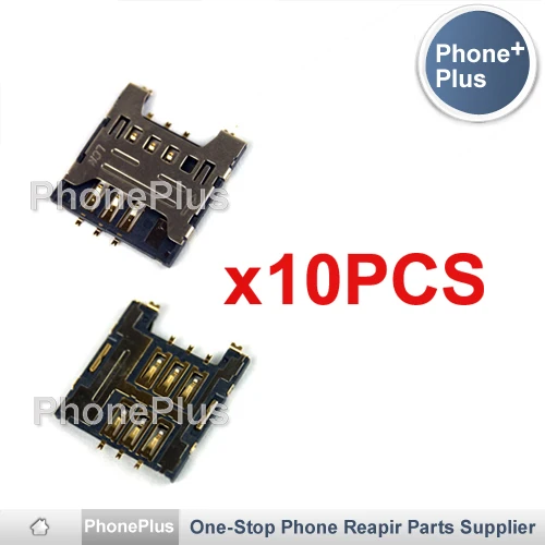 10 шт. для Samsung Galaxy Nexus i9250 S I9020 I9023 i9003 SL i8700 Omnia 7 SIM Card Reader модуль держатель Слот