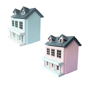 112 миниатюрный кукольный домик, деревянный маленький домик, игрушка сделай сам, прекрасный вилла для кукол, аксессуары для дома