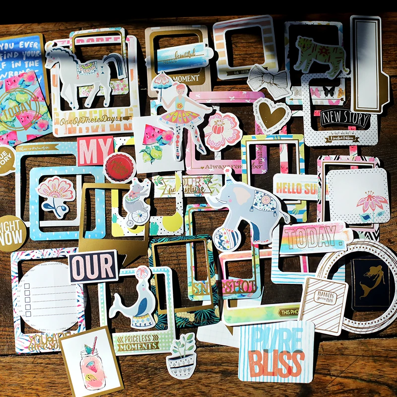 50pcs Circus troupe series Stickers Scrapbooking Happy Planner/Card Making/Journaling Project C121 | Дом и сад