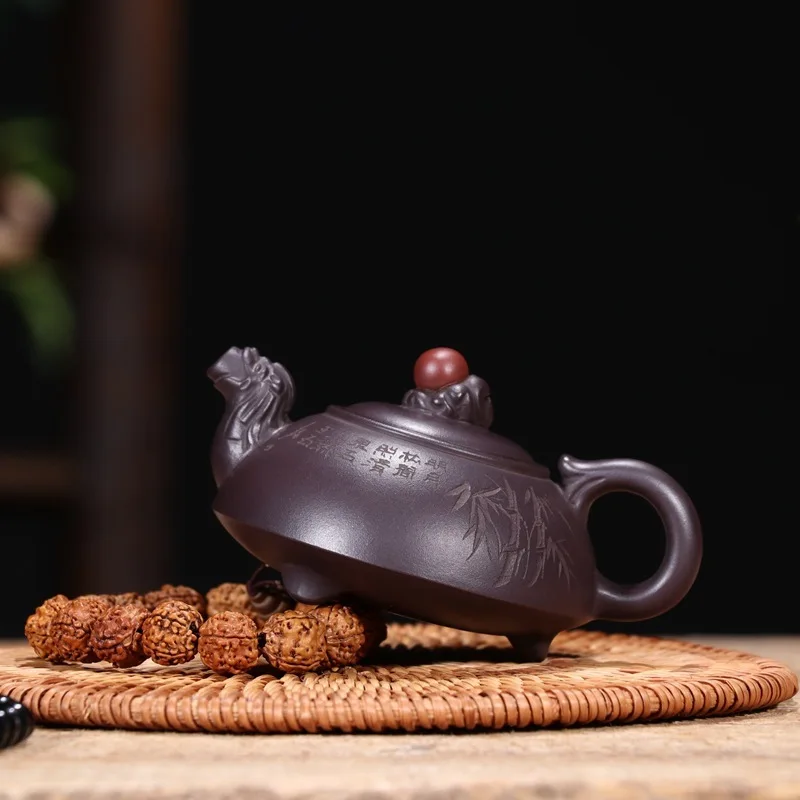 Производитель заказывает старый Фиолетовый Глиняный Чайник Longzhu Hongyun как первый