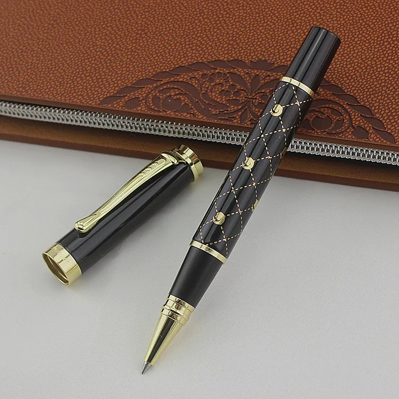 Шариковая ручка JINHAO 500 черно золотистая 7 цветов s Золотой зажим для ручки