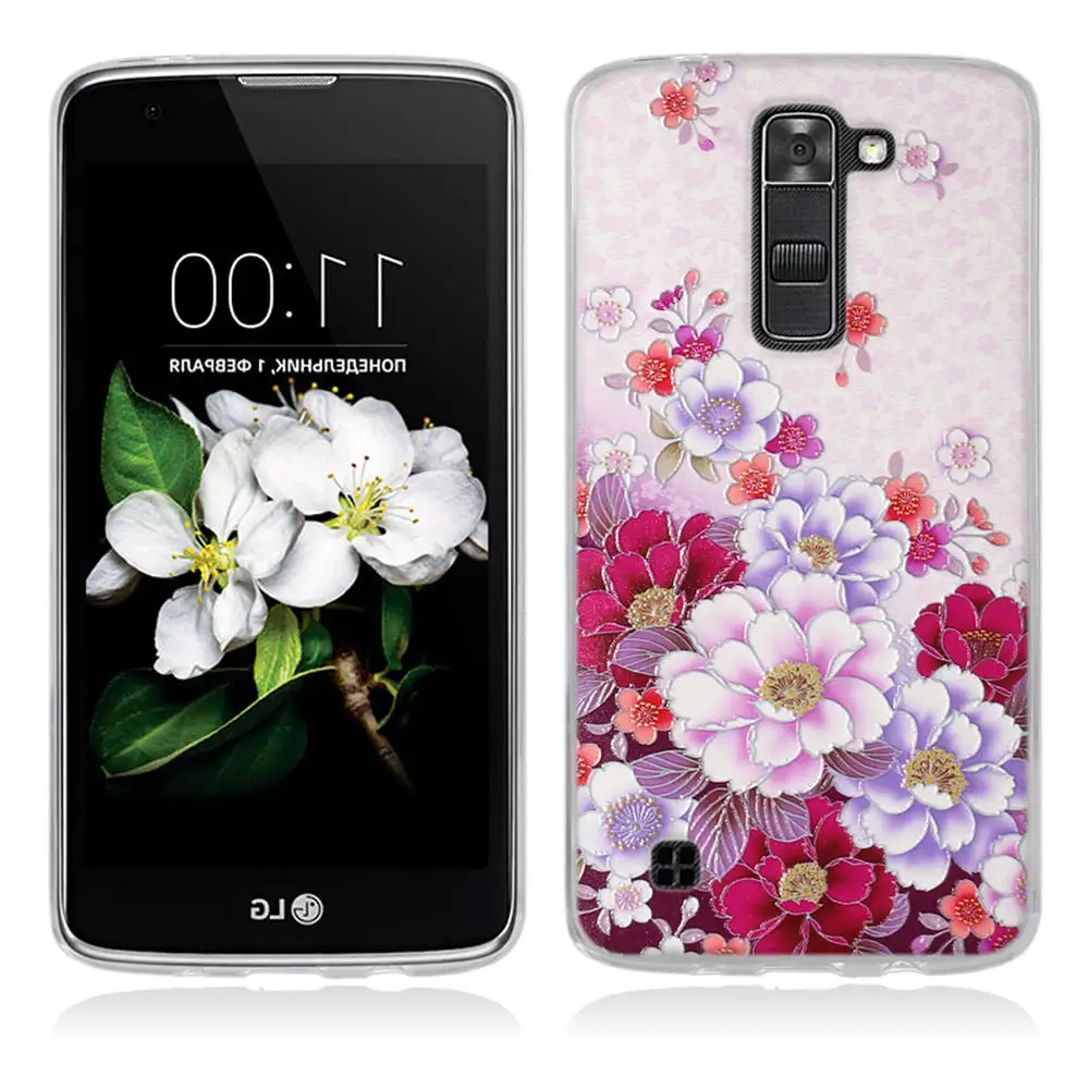 Чехол для LG K7 X210 X210DS Tribute 5 LS675 чехол 3D рельефный телефона K 7 Мягкий силиконовый