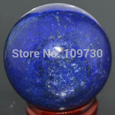 Фото Гигантский драгоценный камень AFGAN LAPIS LAZULI 50 мм, хрустальный шар/Хрустальная Сфера №4
