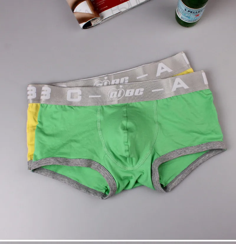 Для мужчин сексуальное мужское нижнее белье боксеры хлопковые Повседневное