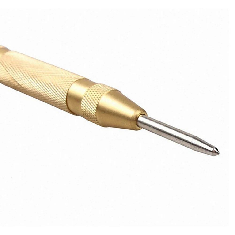 

HOT 1PCS New 12.7cm 5 Inch High Quality Automatic Center Pin Punch Spring Loaded Marking Starting Holes Tools