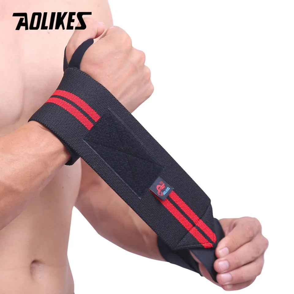 AOLIKES 2 шт./лот Тяжелая атлетика браслет Спортивные Профессиональные