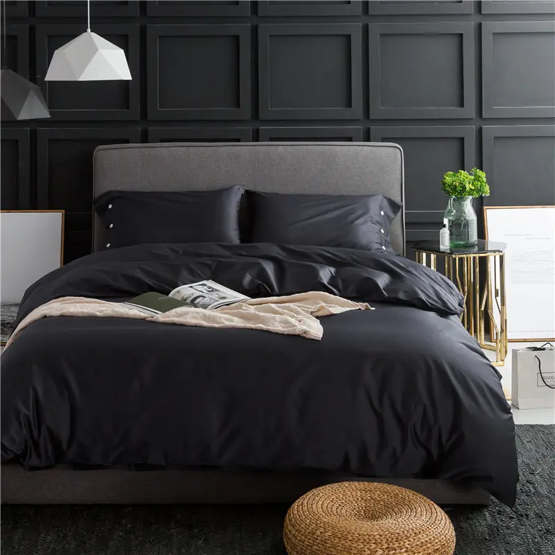 2018 Атлас 60 s из египетского хлопка housse де couette Пэйлин розовый Постельное белье