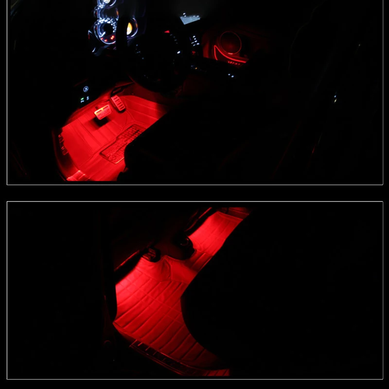 Colorful LED Strip Light Atmosphere Lamp Flexible Waterproof Car Styling Decorative Lamps Interior | Автомобили и мотоциклы