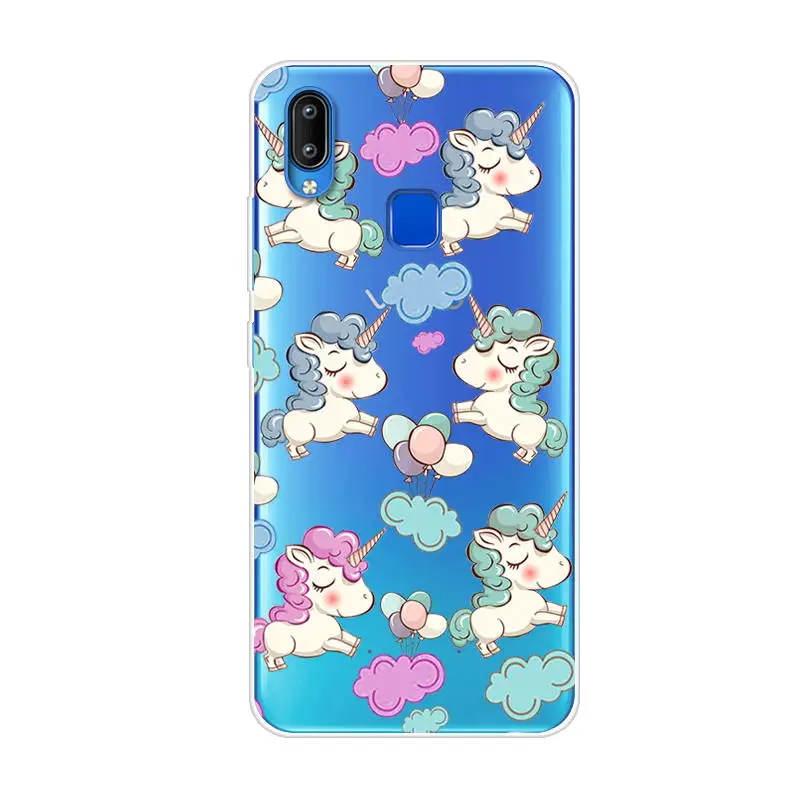 Vivo Y95 чехол силиконовый мягкий из ТПУ искусственная Обложка V1807 Y 95 защитный VivoY95 6