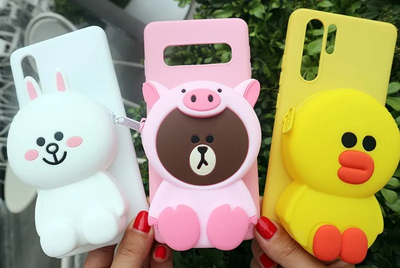 Чехол FAYDAI для Xiaomi Redmi Note 7 Pro, 3D красивый мультяшный кошелек, чехол для телефона Redmi Note 6 Pro, мягкий силиконовый чехол из ТПУ