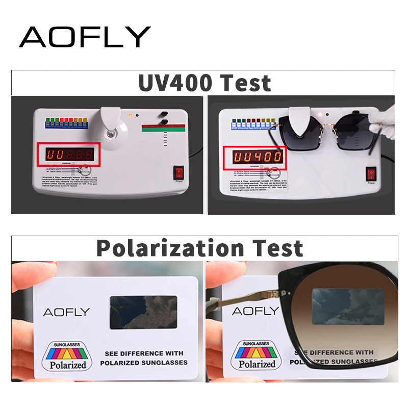 Солнцезащитные очки AOFLY в винтажной оправе кошачий глаз поляризационные UV400 A123 |