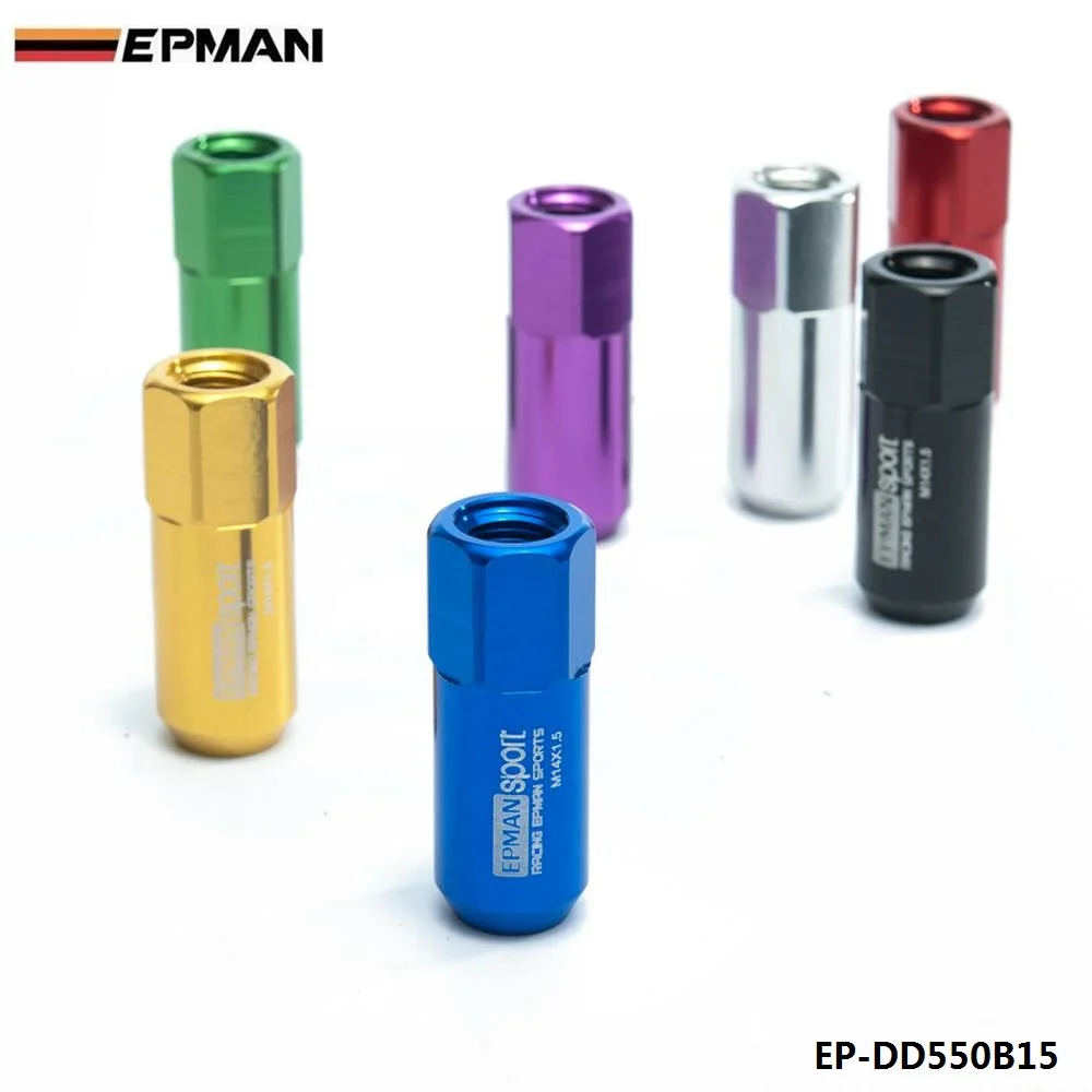 Раздвижной алюминиевый тюнер M14X1.5 60 мм 20 шт.|racing lug nuts|lug nutsnuts for wheels |
