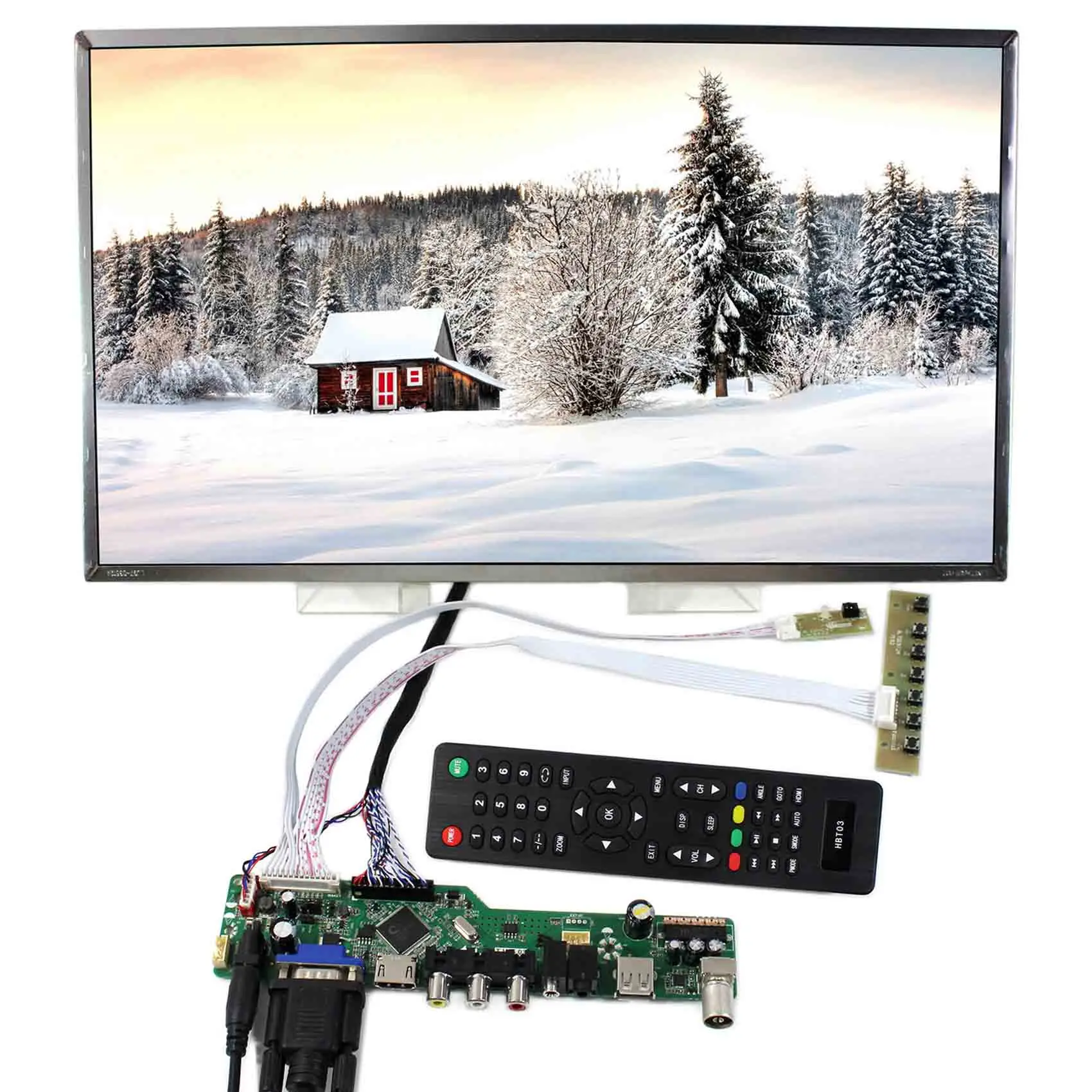 

17.3 inch 1920X1080 LCD Screen (One of LP173WF1 N173HGE-L21 N173HGE-L11 LP173WF1 HSD173UHW1 B173HW01 HSD173PUW1)+ Controller