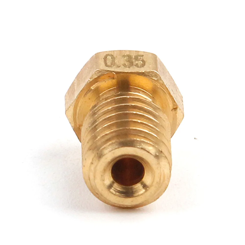 Детали для принтера V5 V6 сопло 0 3 4 5 6 8 1 мм медная нить 75 Резьба M6 латунь 3D шт. -