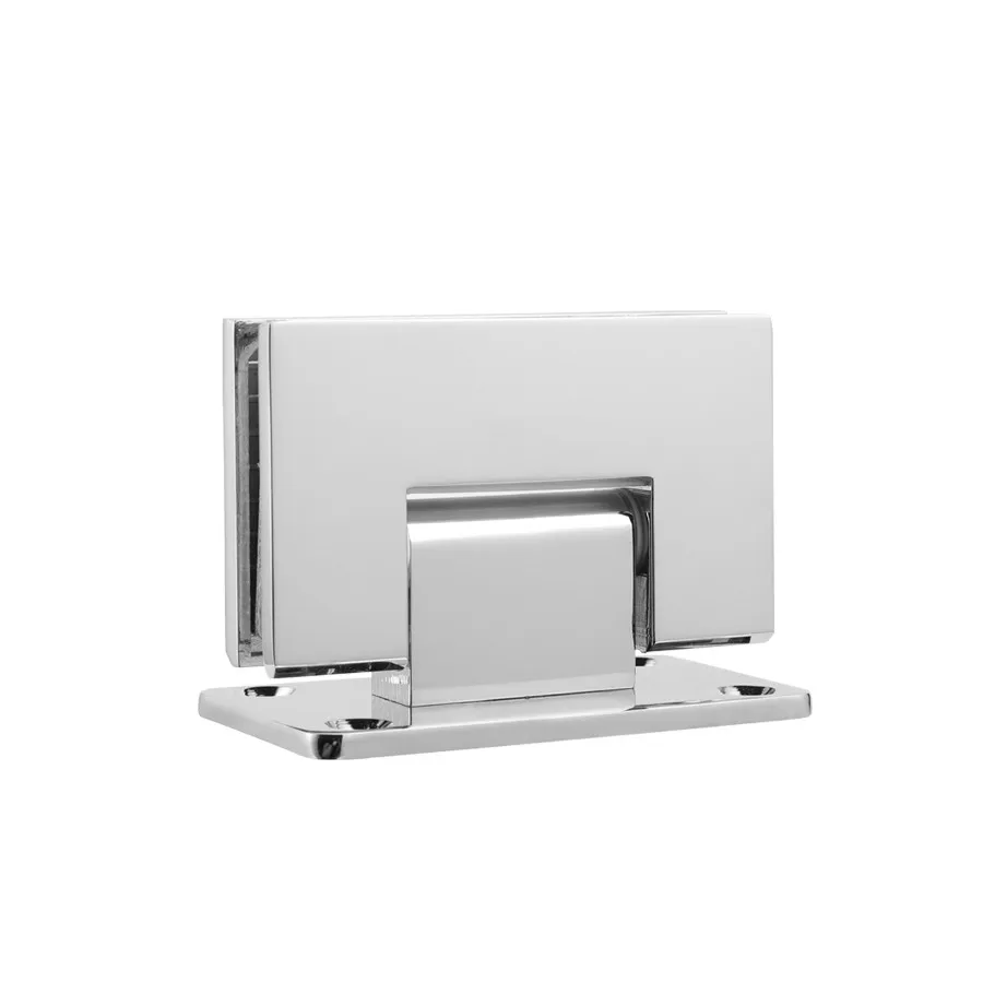 Стеклянные дверные петли полированные зажимы хромированный фиксированный зажим