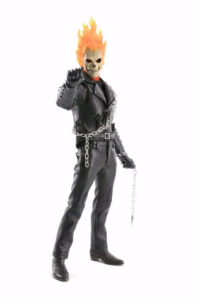 Marvel Ghost Rider 23 см BJD ПВХ фигурка модель игрушки|Игровые фигурки и трансформеры| |