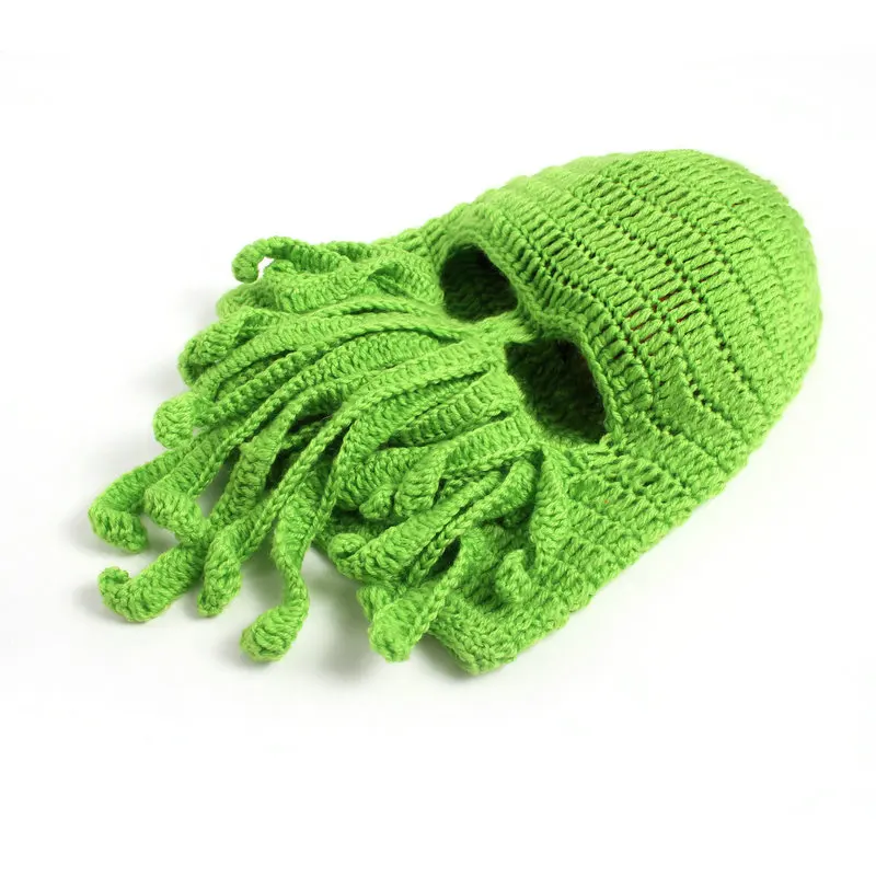 FDBRO велосипедные маски Octopus Смешные щупальца Cthulhu вязаная шапочка Лыжная Кепка