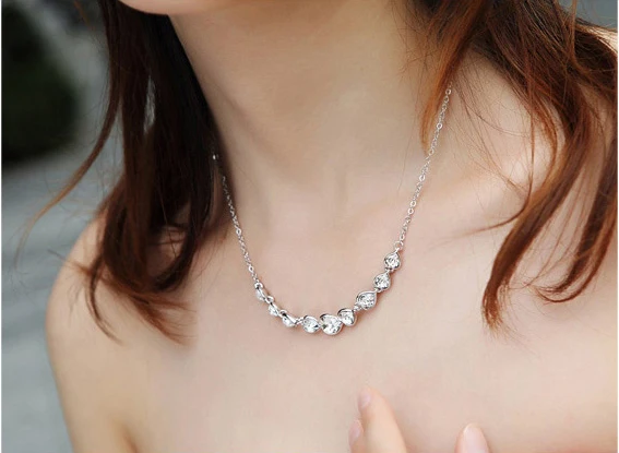 Подлинные элементы Сваровски с кристаллами от SWAROVSKI колье браслет женские