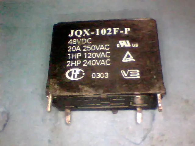 Реле JQX-102F-P 48VDC 2550Europe