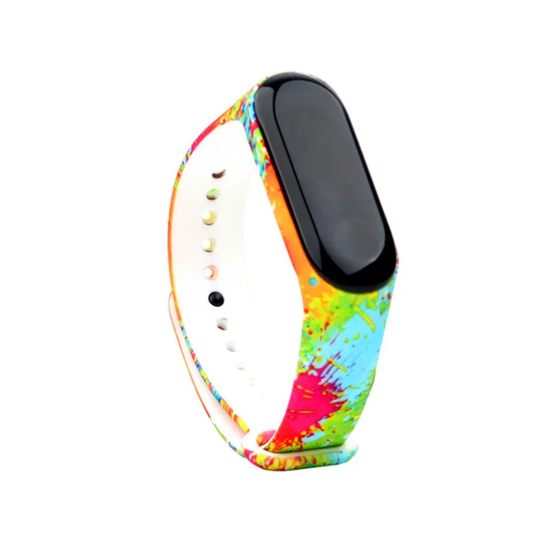 008 New Colorful silicone band For Xiaomi mi band 3 strap Replacement bracelet band mi band 3 Strap men/women watches Accessories - Цвет ремешка: 008