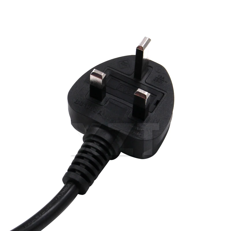 Новое поступление 3-контактный сетевой кабель с 3 зубцами и вилкой Стандарта