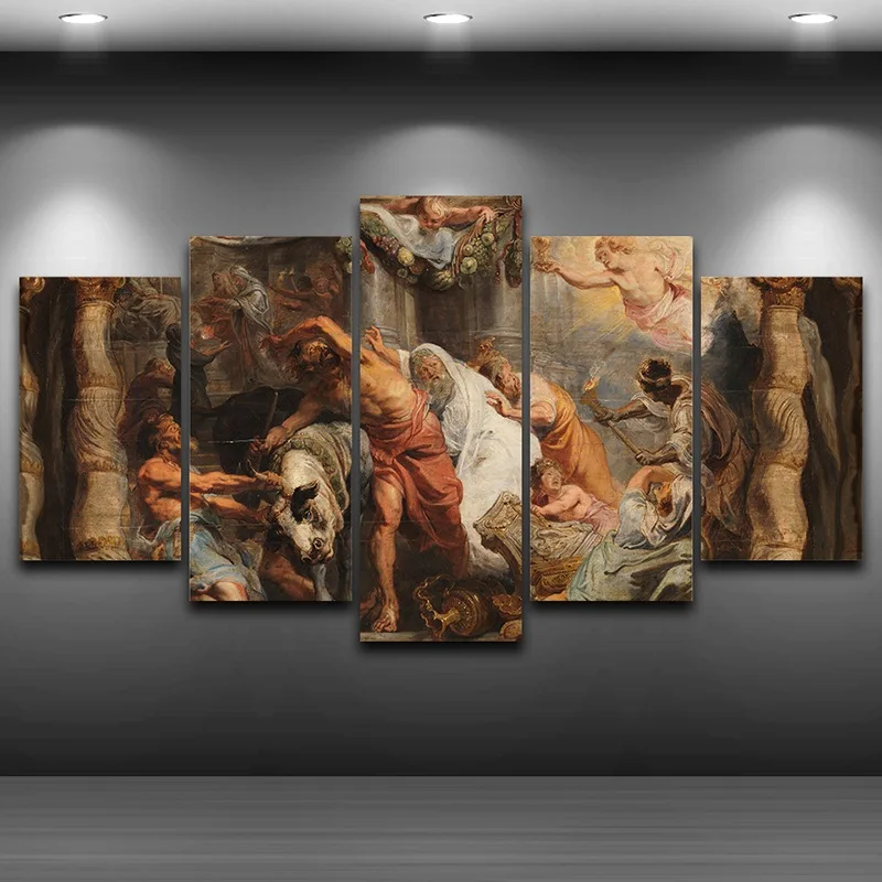 Классический художественный Печатный Одежда с ручной росписью маслом на холсте