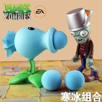 

plants vs. zombies pvc figures pvc plant + zombie vivid figures for children in original bag birthday gifts toys
