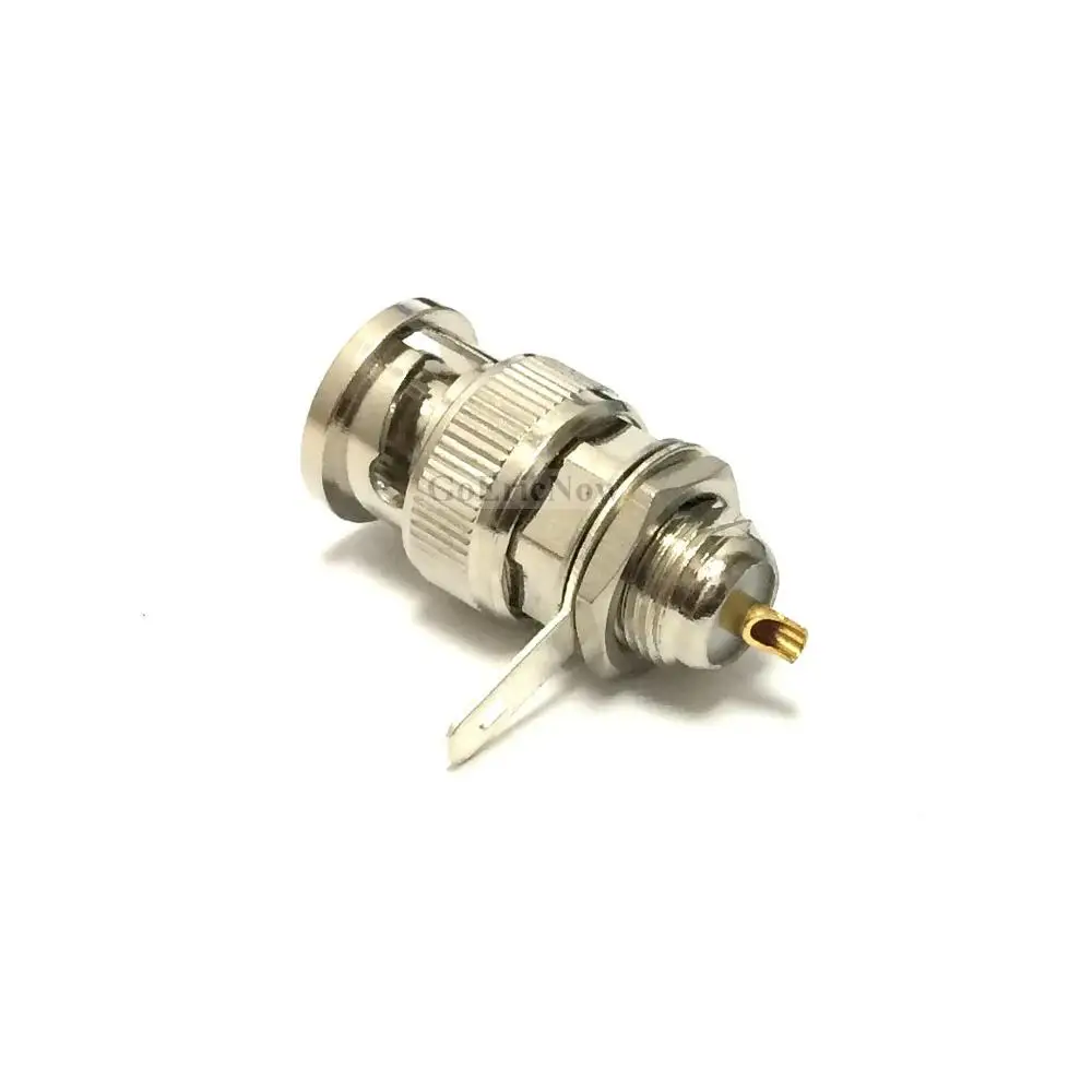 5 шт. RF коаксиальный BNC Q9 Штекерная гайка паяльная перегородка на панельном