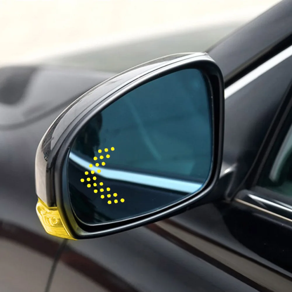 Совершенно новые синие широкоугольные боковые очки для зеркала заднего вида с