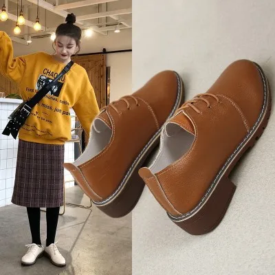 Новая английская обувь для женщин сезон весна-осень 2019 года | Обувь