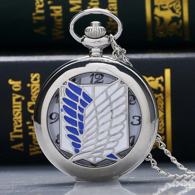 Атака на Титанов Легион скаутов Survey Corps косплэй карманные часы Винтаж Reloj Mujer подарки уникальные часы для мужчин для женщин