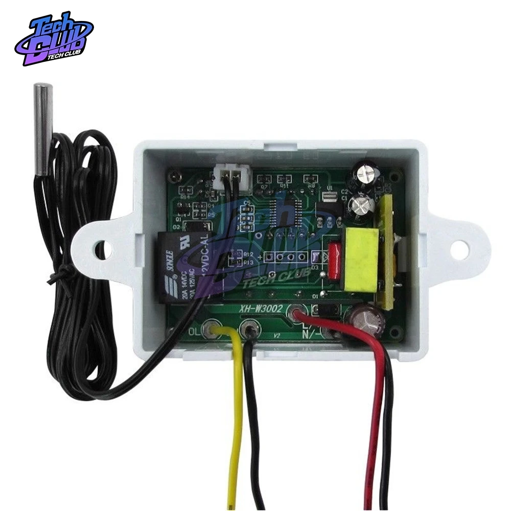 XH-W3002 W3002 AC 110V-220V DC 12V 24V Led Digital Thermoregulator Thermostat Temperature Controller Control Switch Meter | Инструменты