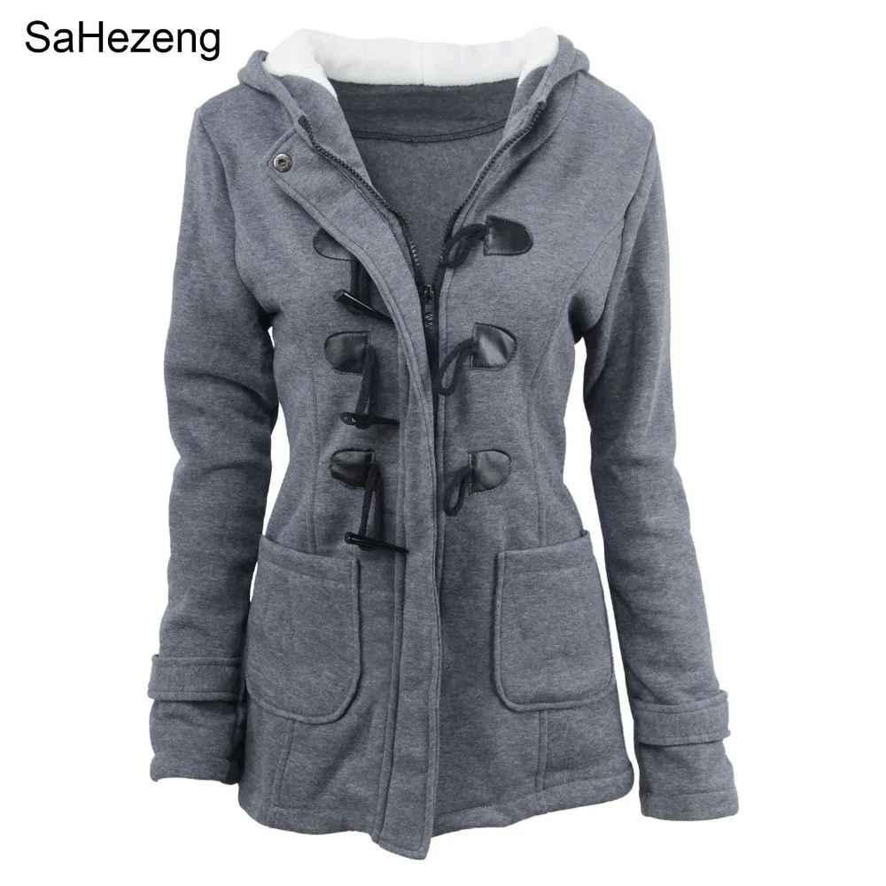 Толстовка Женская флисовая с длинным рукавом и капюшоном большого размера S-6XL WH30