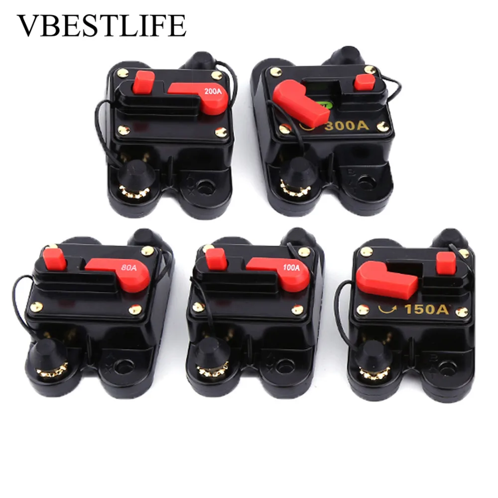 12V 24V автоматический Выключатель DC 80A 100A 150A 200A 300A домашняя солнечная система IP67